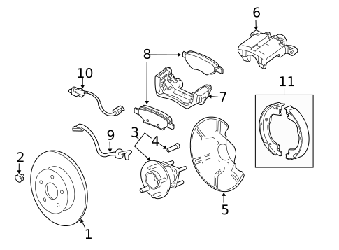Disc Pads & Brake Shoes for 2014 Chevrolet Captiva Sport #0