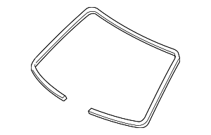 G2G1689900 - Body: Lift Gate Glass Dam for Infiniti Image