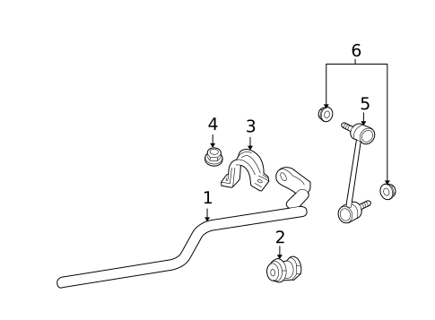 Stabilizer Bar & Components for 2009 Ford Fusion #0