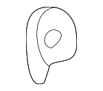 51161928873 - Body: Damper Clip for BMW: 740i, 740iL, 750iL Image