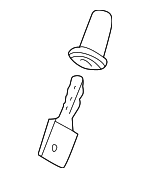 51169061388 - Body: Cylinder &amp; Keys for BMW: 318i, 318is, 323i, 323is, 325i, 325is, 328i, 328is, 525i, 525iT, 528i, 530i, 535i, 540i, 735i, 735iL, 740i, 740iL, 750iL, 840Ci, 850Ci, 850CSi, 850i, M3, M5, Z3 Image