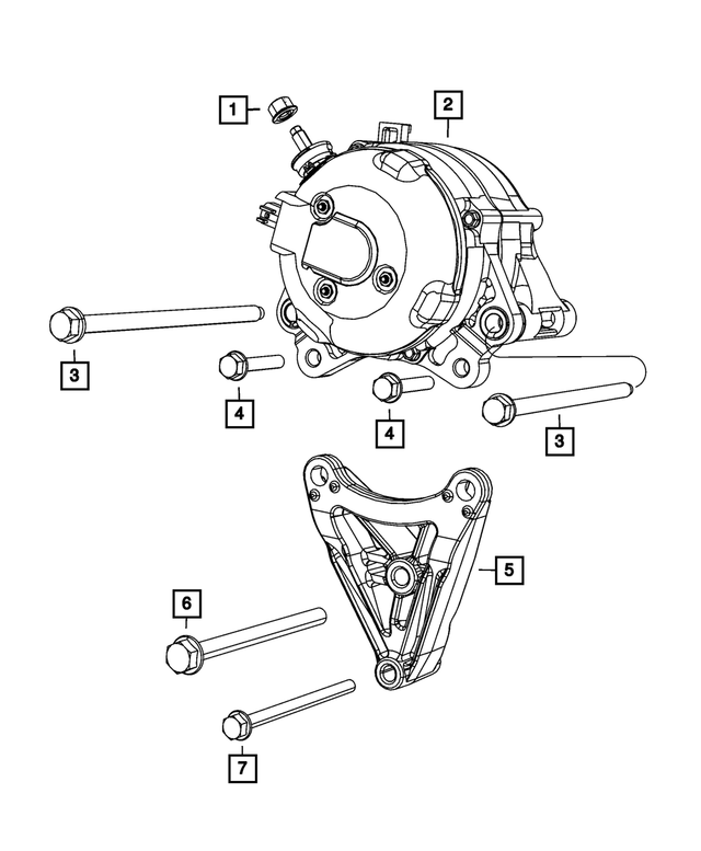 R6029597AB - Electrical: Engine Generator, Remanufactured for Mopar Image