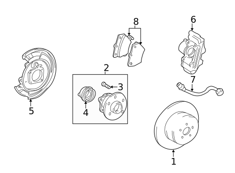 Anti-Lock Brakes for 2009 Pontiac Vibe #1