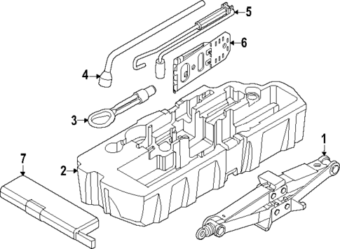 Jack & Components for 2025 BMW X1 #0