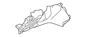 22885119 - : Part# 22885119 Jet Black Instrument Panel Lower Trim Panel for Buick: Regal Image