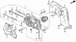 25145PA9010 - Transmission - Automatic: SHAFT, OIL PUMP GEAR for Acura Image