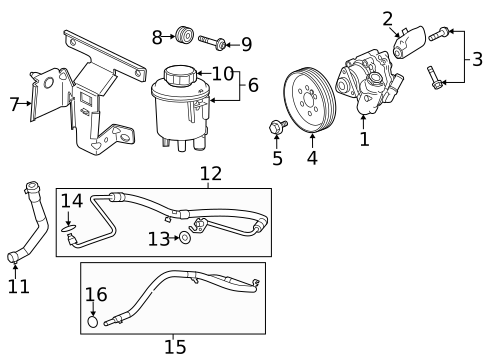 PUMP & HOSES for 2020 Jaguar F-Type #0