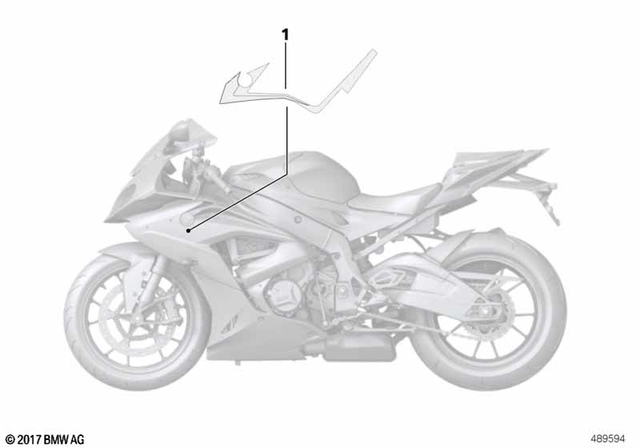 51148537603 - Body Equipment: Decor, Left -  for BMW-Motorrad Image