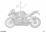 51148537604 - : Decor, Right for BMW-Motorrad Image
