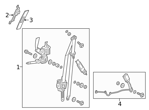 Front Seat Belts for 2019 Honda Fit #0