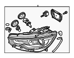 4G0941753D - : Headlamp Assembly for Audi Image