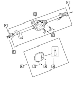 4897234AA - Rear Axle: Bolt, Mounting for Mopar Image