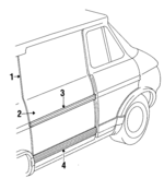 15724916 - Body: Door Shell for Chevrolet: G10, G20, G30, P20, P30 | GMC: G1500, G2500, G3500, P2500, P3500 Image