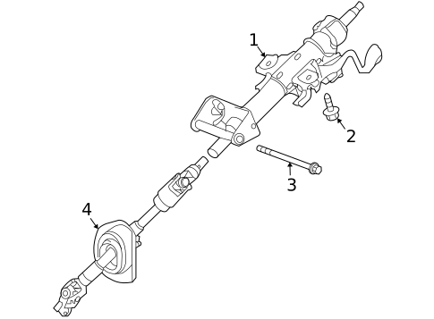 Steering Column Assembly for 2007 Suzuki XL-7 #0
