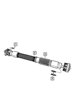 52853323AD - Front Axle; Dana 186 MM; Differential and Drive Line: Drive Shaft for Jeep: Wrangler Image