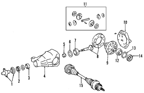 Propeller Shaft for 2010 Lexus LS600h #0