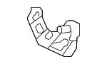 65646TBAA00ZZ - Body: Bracket for Honda Image