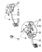 52089242AG - Service Brakes: Brake Pedal for Mopar Image