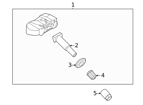 Tire Pressure Monitor Components for 2025 Kia Soul #0