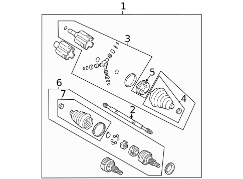 Drive Axles for 2003 Buick Century #0