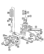 6503029 - Front Suspension: Hex Nut for Mopar Image