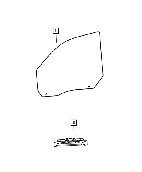 Glass and Interior Rearview Mirror for 2023 Ram 3500 #11