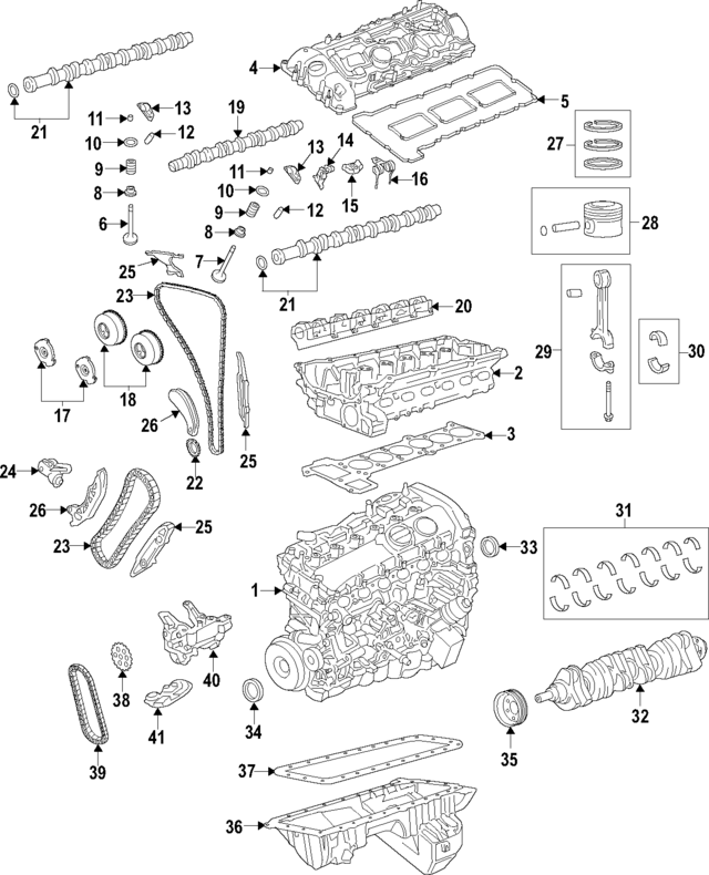11128482779 - Engine: Cylinder Head for BMW Image