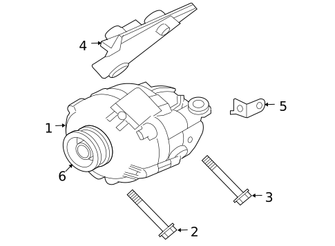 Alternator for 2008 Mitsubishi Eclipse #0
