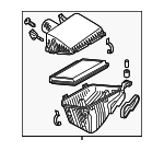 165001LA0B - : Air Cleaner Assembly for Nissan Image