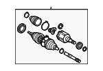 434300C040 - Front Drive Axle: Axle Assembly for Toyota: Sequoia, Tundra Image