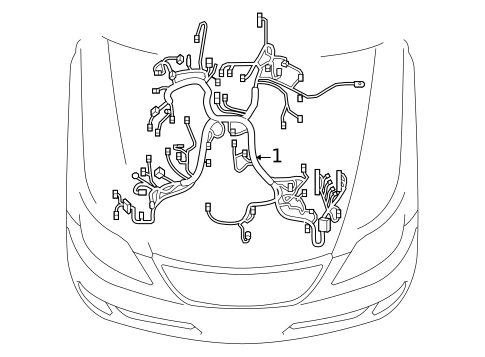 Wiring Harness for 2013 Lexus LS460 #0