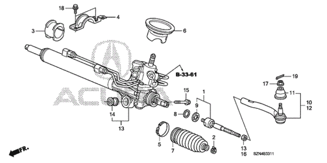 P.S. Gear Box (2) for 2010 Acura ZDX #0