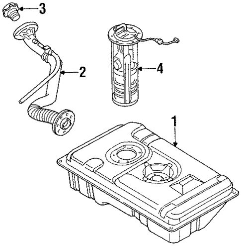 Fuel System Components for 1989 Nissan 300ZX #0