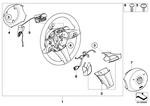 32306784843 - : Sp Leath Seat Wh Airbag Mf/Steptronic for BMW Image