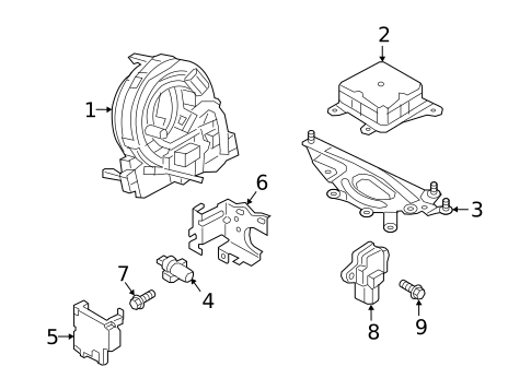 Air Bag Components for 2014 Mazda CX-5 #2
