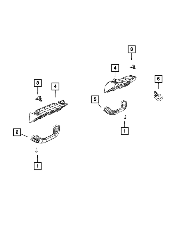 1RL62HDAAA - Interior Trim: Grab Handle for Mopar Image
