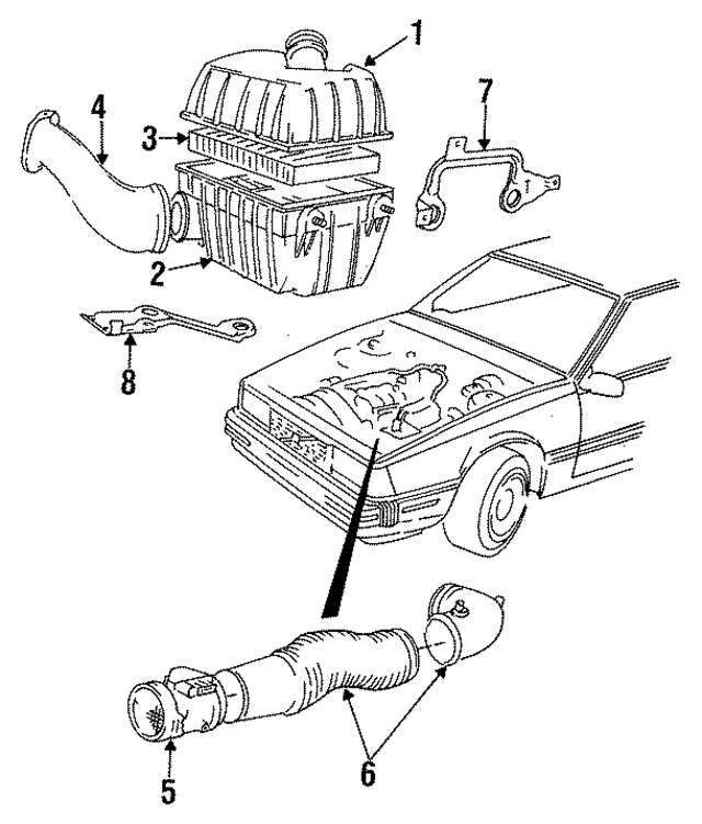 1357707 - : Duct for Volvo Image
