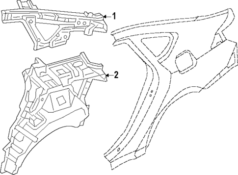 Inner Components for 2025 Genesis G90 #0