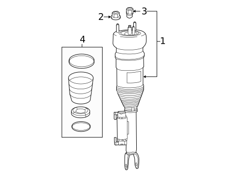 Struts & Components for 2018 Mercedes-Benz Sprinter 3500 #1