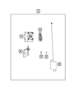 68257921AC - Mopar Accessories - Component Parts: Wireless Ignition Node Receiver for Mopar Image image