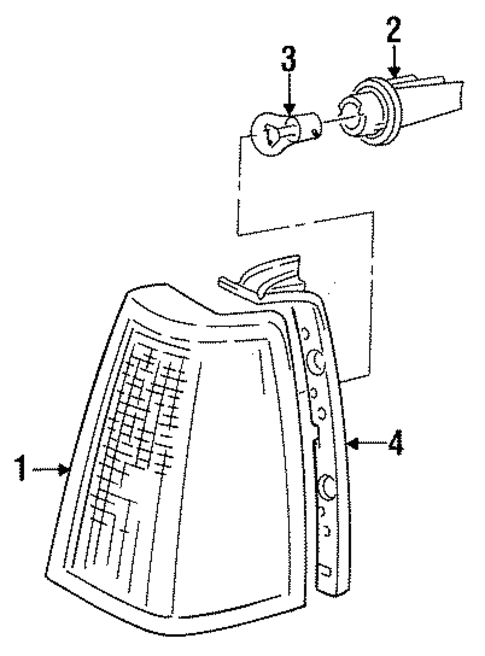 Park Lamps for 1987 Volvo 760 #0
