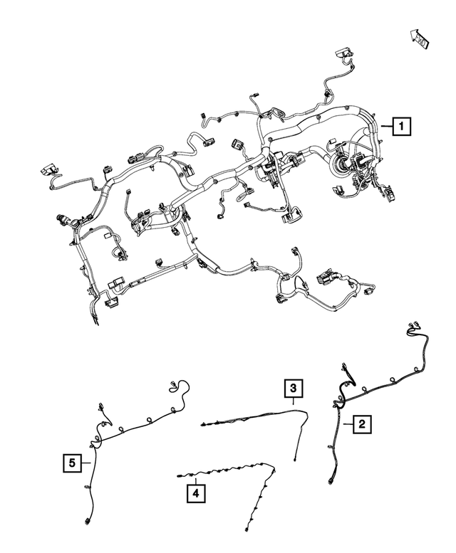 68185232AC - Electrical: Instrument Panel Wiring for Mopar Image image