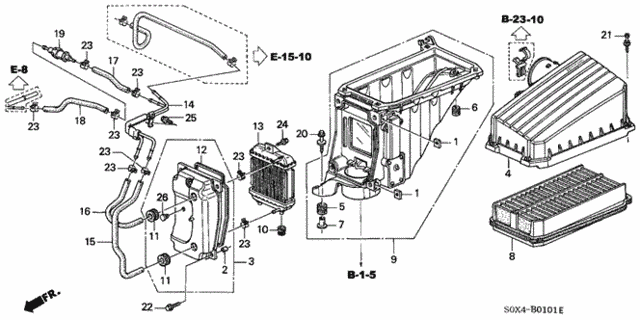 Air Cleaner (KA)(KC) (-'01) for 2000 Honda Odyssey #0