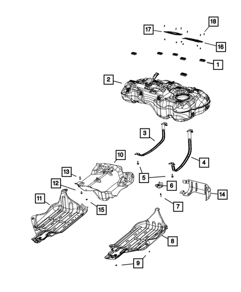 Fuel Tank for 2021 Jeep Compass #0