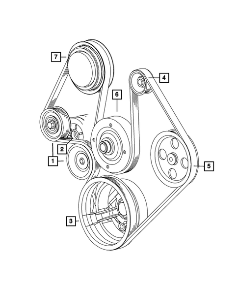Pulleys and Related Parts for 2010 Jeep Liberty #0