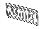 68718167AA - Body: Back Panel for Ram: 2500, 3500 Image