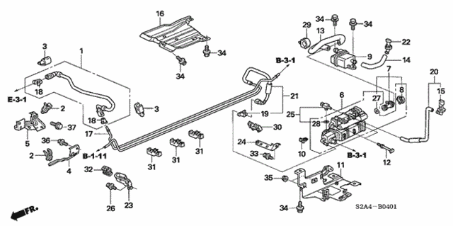 Fuel Pipe ('06-) for 2006 Honda S2000 #0