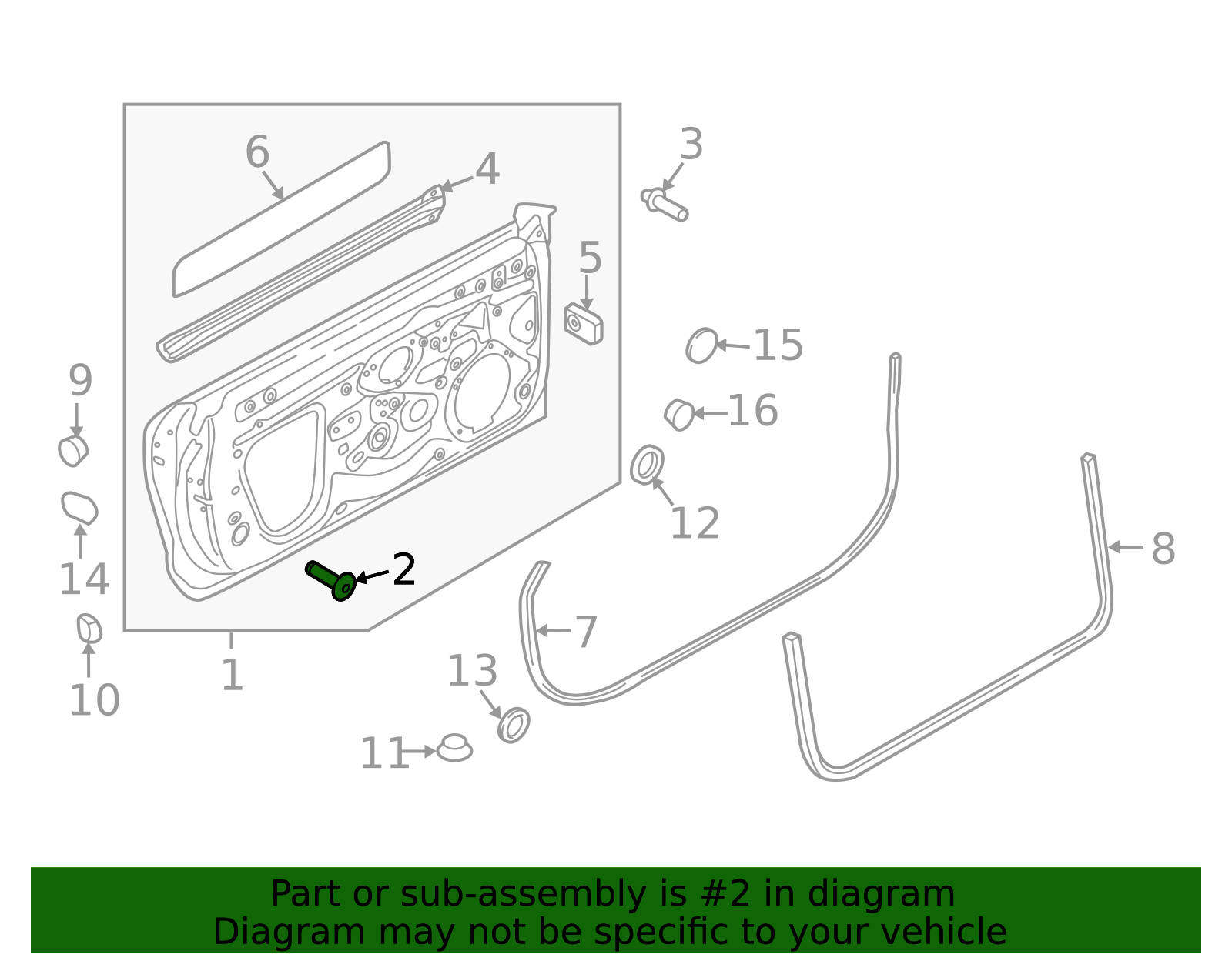 Oem 26f Wht 2015-2019 Audi Door Shell Bolt WHT-005-454 | OEM Parts Online