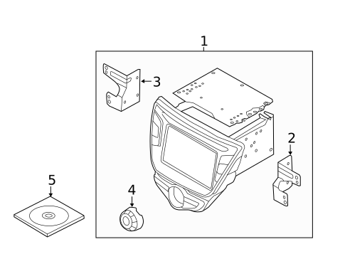 Navigation System for 2013 Hyundai Elantra Coupe #0