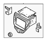 965603X102RA5 - Body: Nav System Kit for Hyundai: Elantra Coupe Image